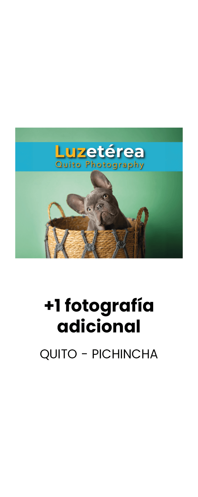 +1 fotografía adicional